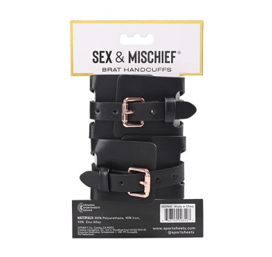 Sportsheets - Sex & Mischief Kajdanki Na Ręce Z Łańcuszkiem